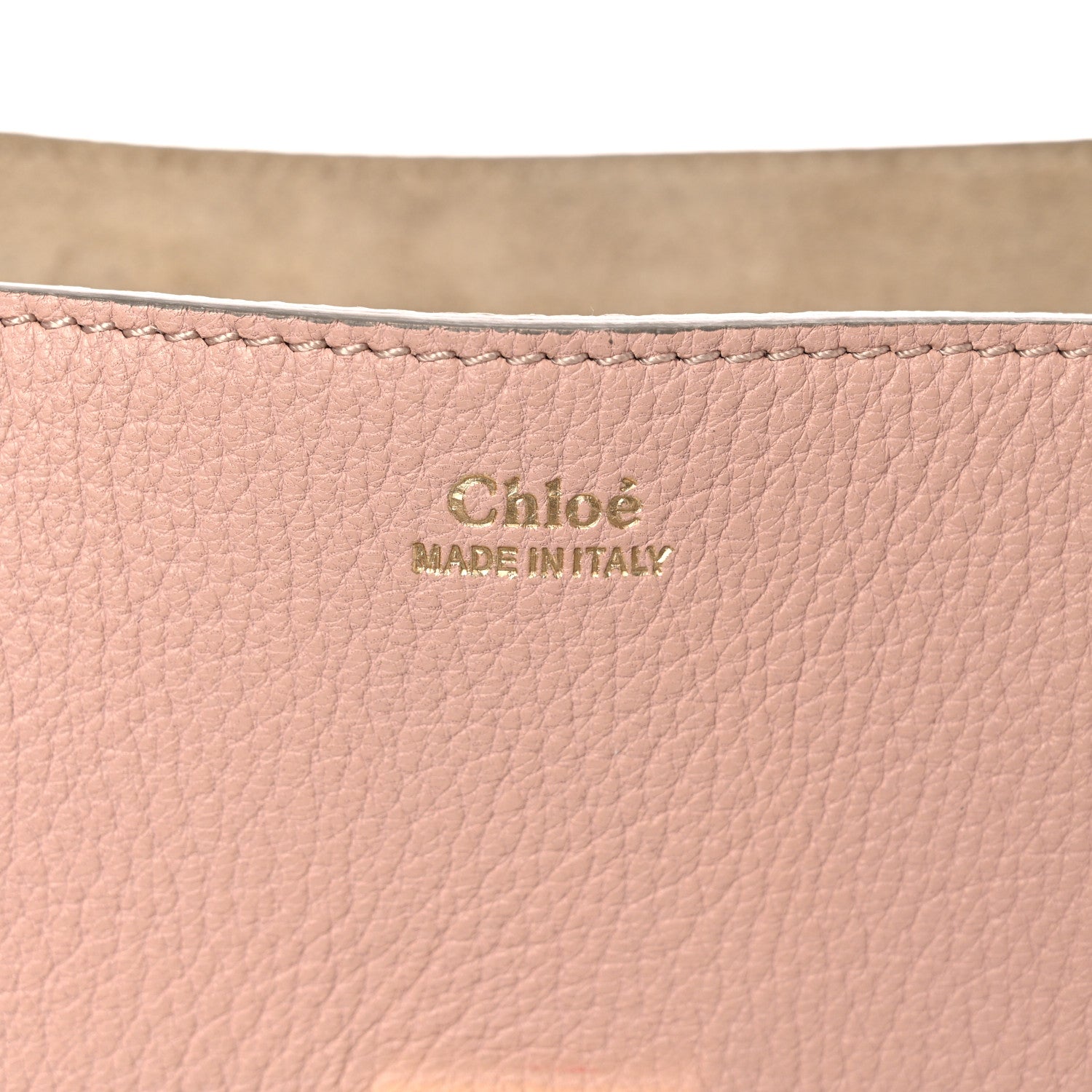 Chloe Grained Lambskin Drew Shoulder Bag Cement Pink 6 of 13