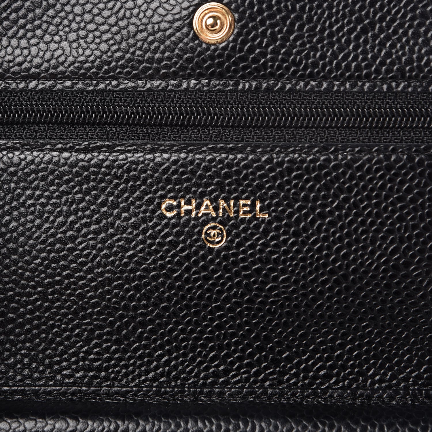 Chanel Caviar Quilted Wallet On Chain WOC Black 6 of 11