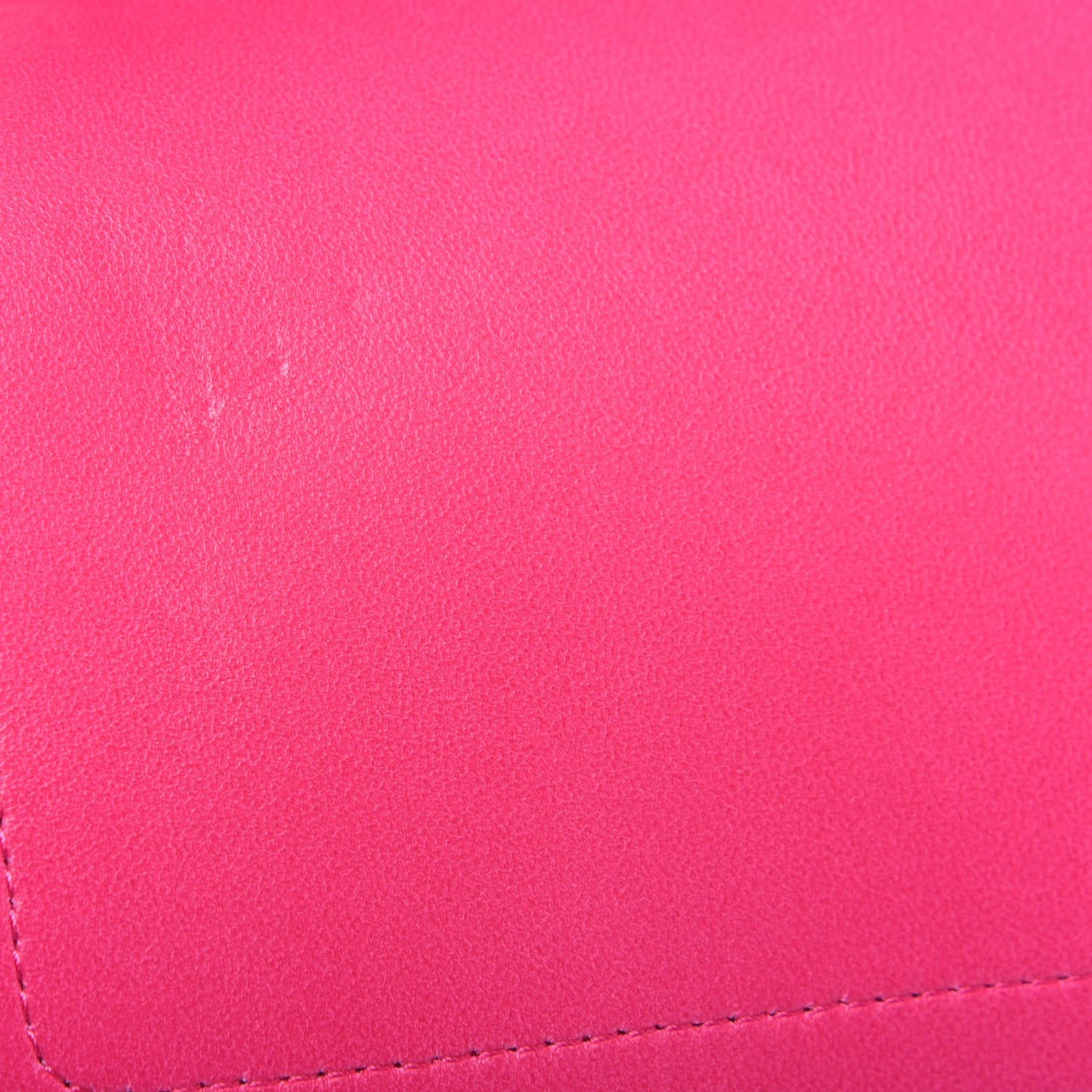 Lambskin Quilted Jumbo Double Flap Dark Pink