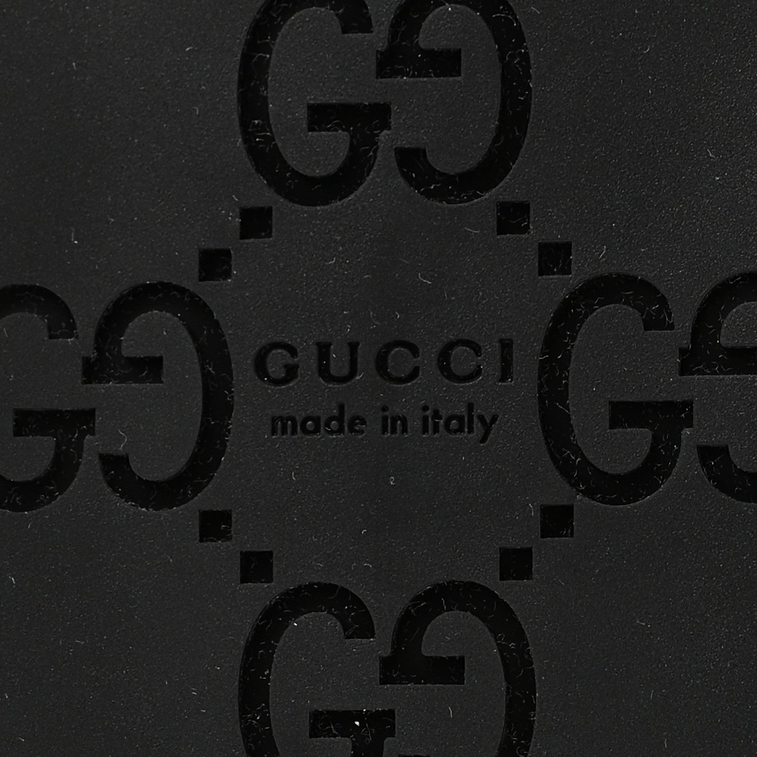 Gucci Guccissima GG Embossed Womens Sandals 35 Black 8 of 10
