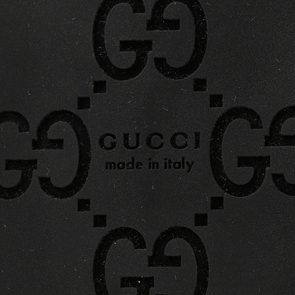Gucci Guccissima GG Embossed Womens Sandals 35 Black 8 of 10