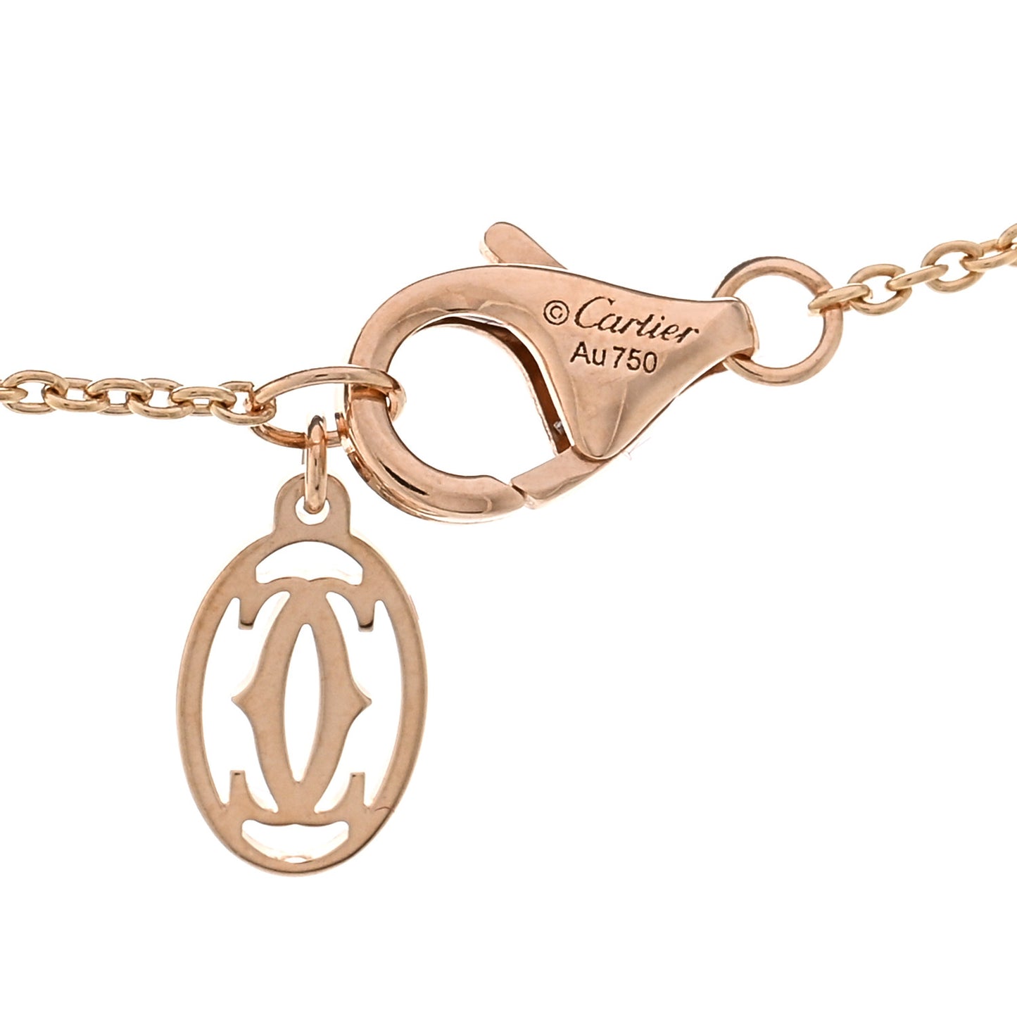 18K Pink Gold Small Clash de Cartier Necklace