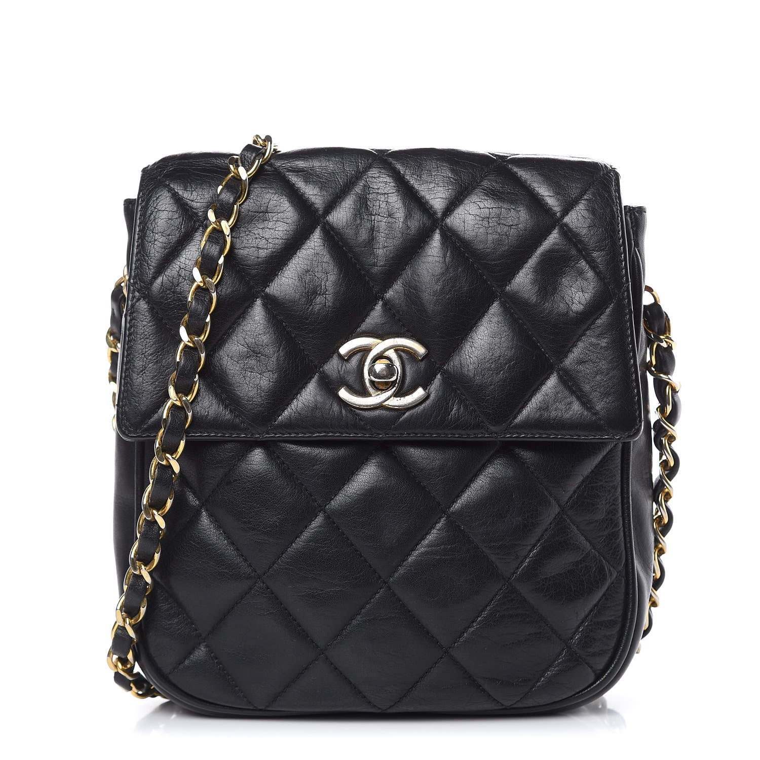 Chanel Lambskin Quilted Small Flap Black 1 of 17