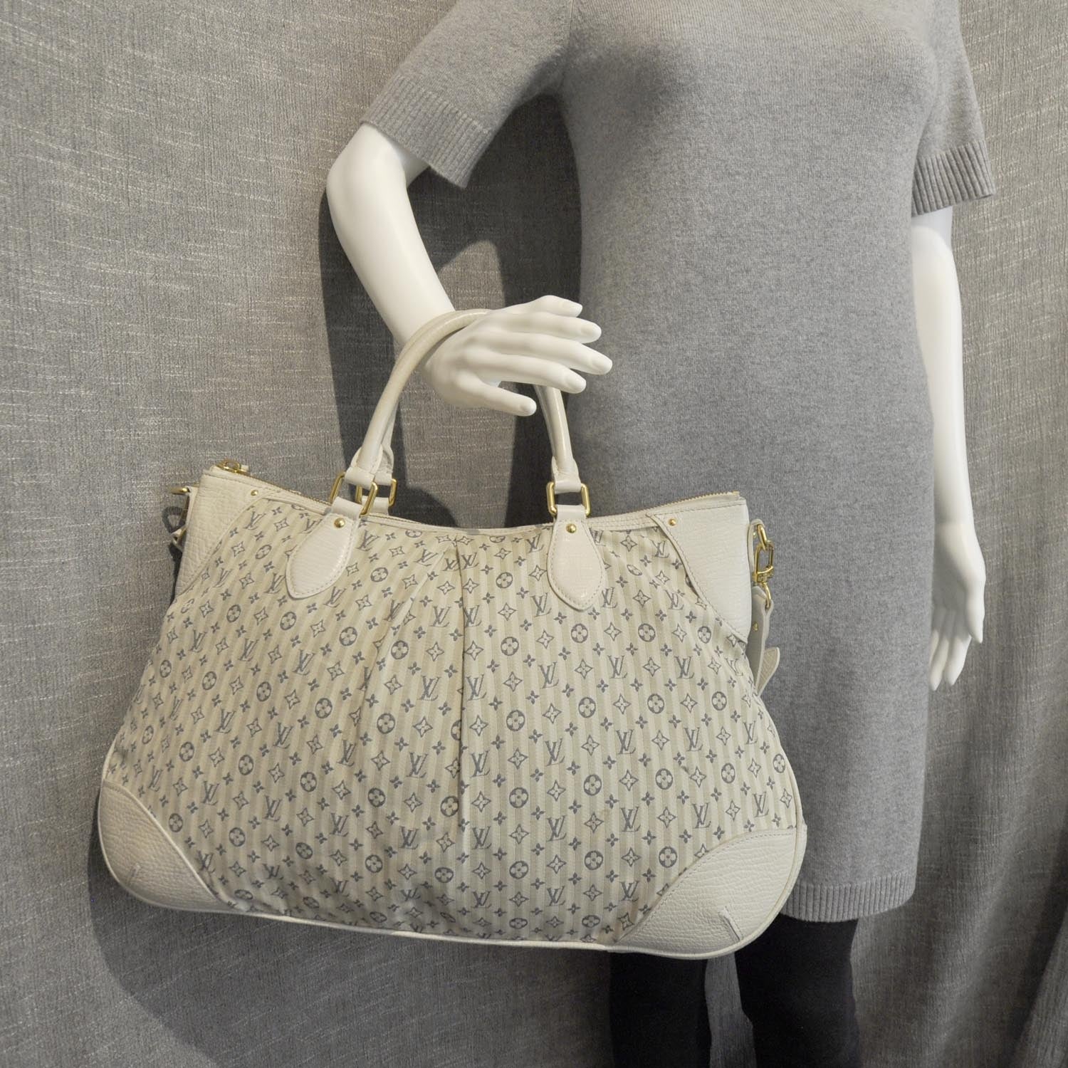 Louis Vuitton Mini Lin Croisette Marina GM Blue 6 of 9