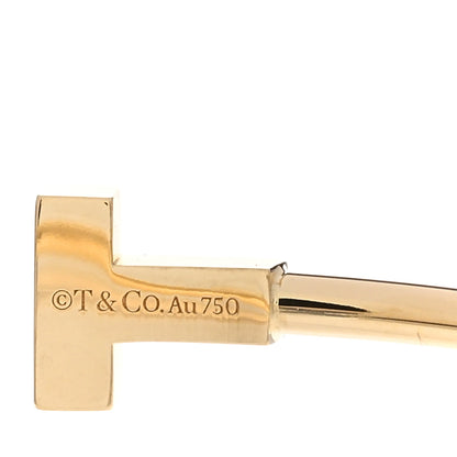 Tiffany 18K Yellow Gold T Wire Bracelet 3 of 4