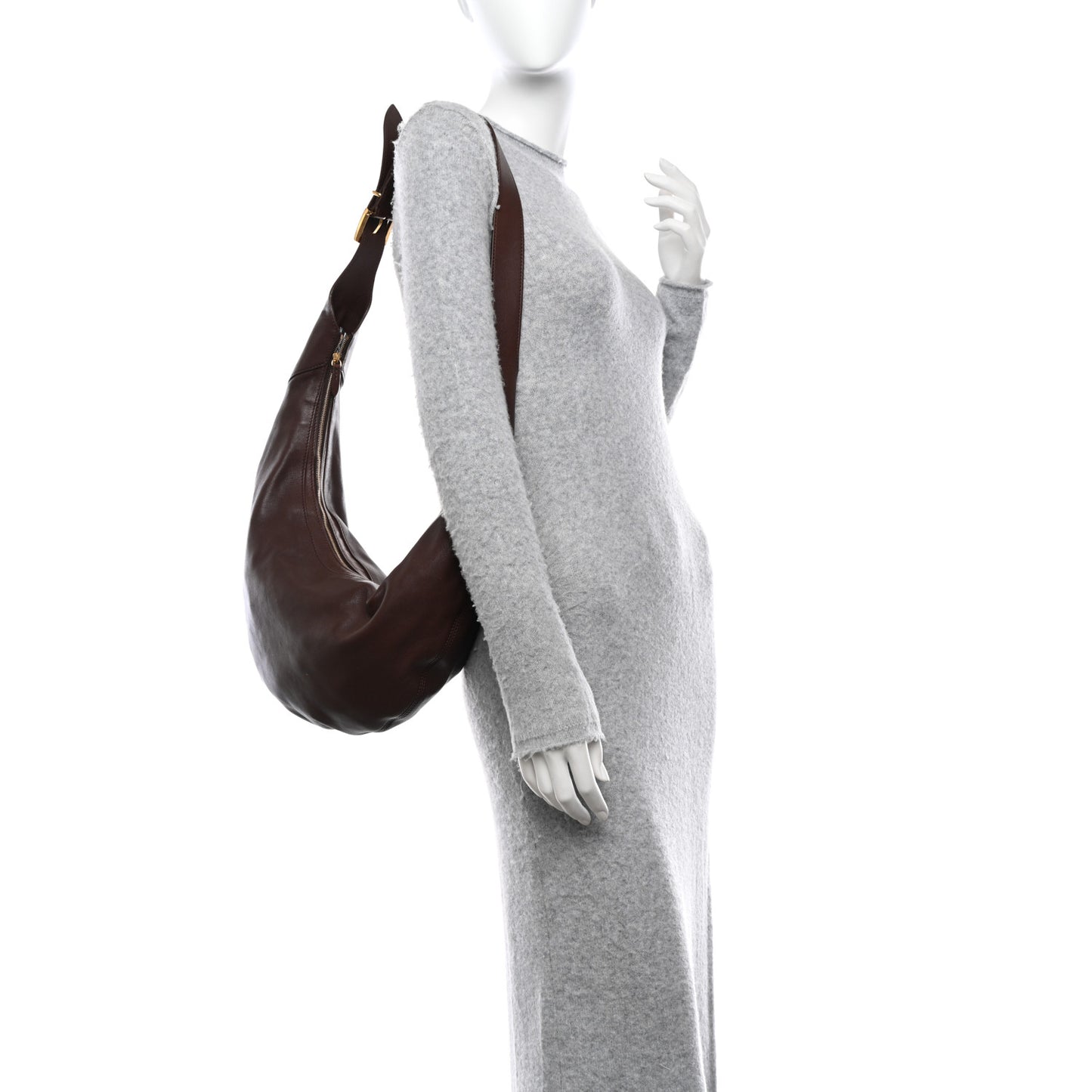 Pebbled Calfskin August Hobo