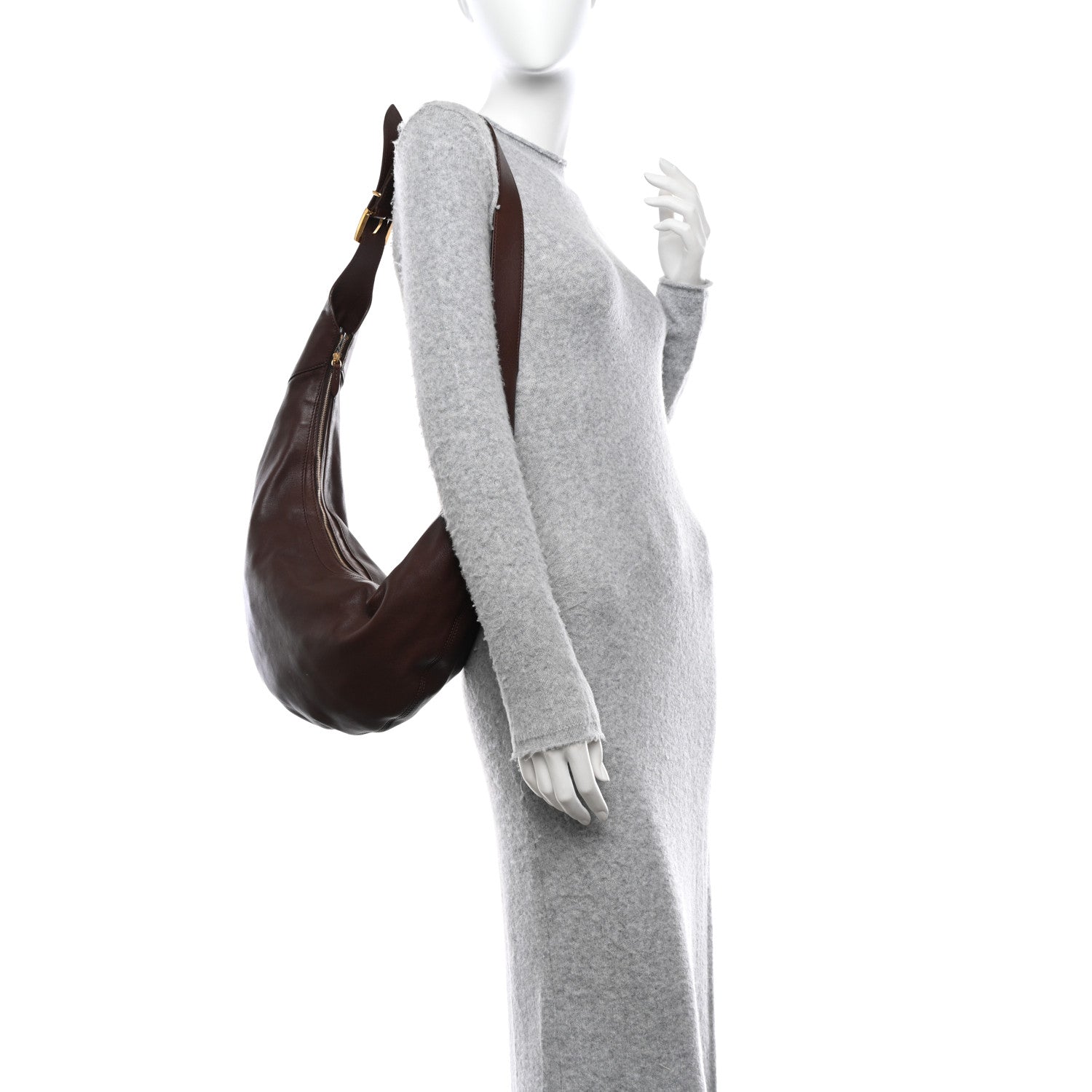 Khaite Pebbled Calfskin August Hobo 2 of 10