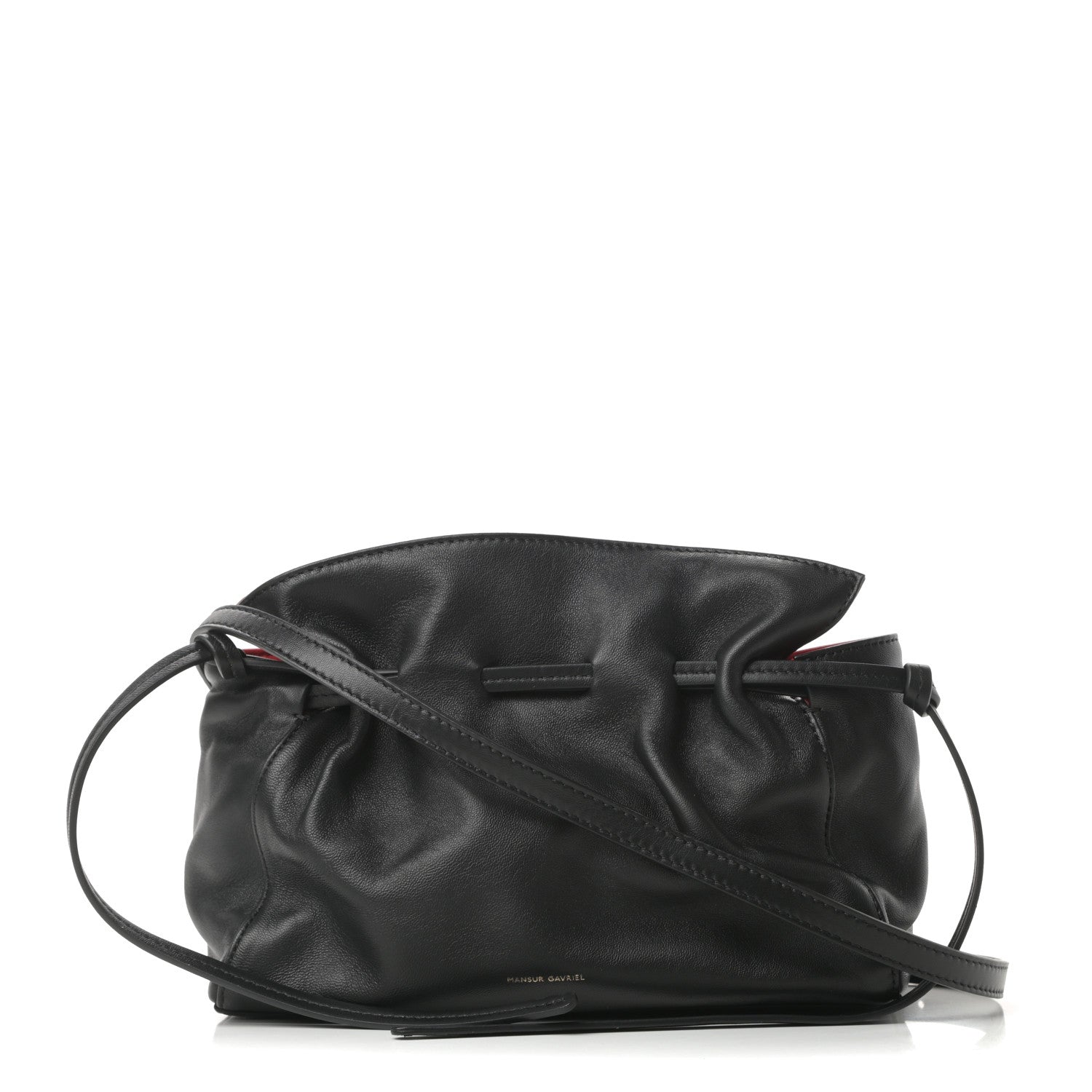 Mansur Gavriel Lambskin Mini Protea Bag Black Flamma 1 of 12