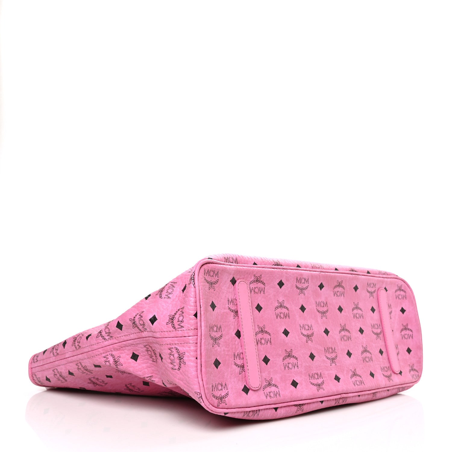 MCM Visetos Large Anya Shopper Tote Pink 3 of 6