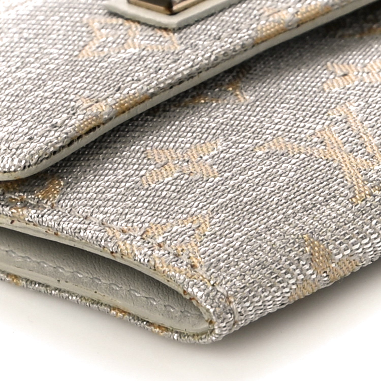 Louis Vuitton Mini Lin Shine Porte-Monnaie Wallet 8 of 9