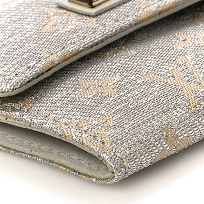 Louis Vuitton Mini Lin Shine Porte-Monnaie Wallet 8 of 9