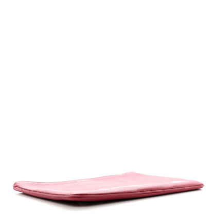 Balenciaga Signature Grained Calfskin Large Ville Zip Pouch Rouge Grenat White 4 of 7