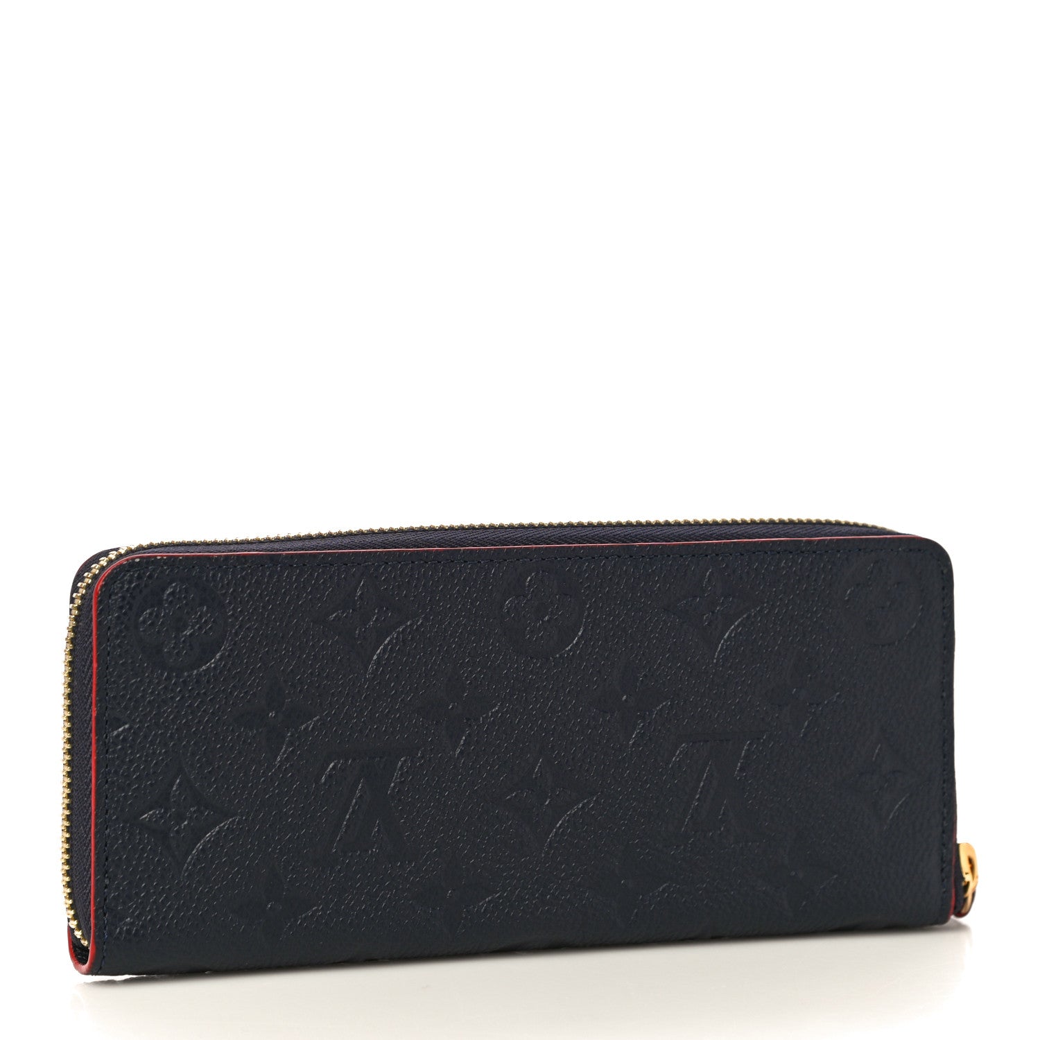 Louis Vuitton Empreinte Blooming Flowers Clemence Wallet Marine Rouge 3 of 10