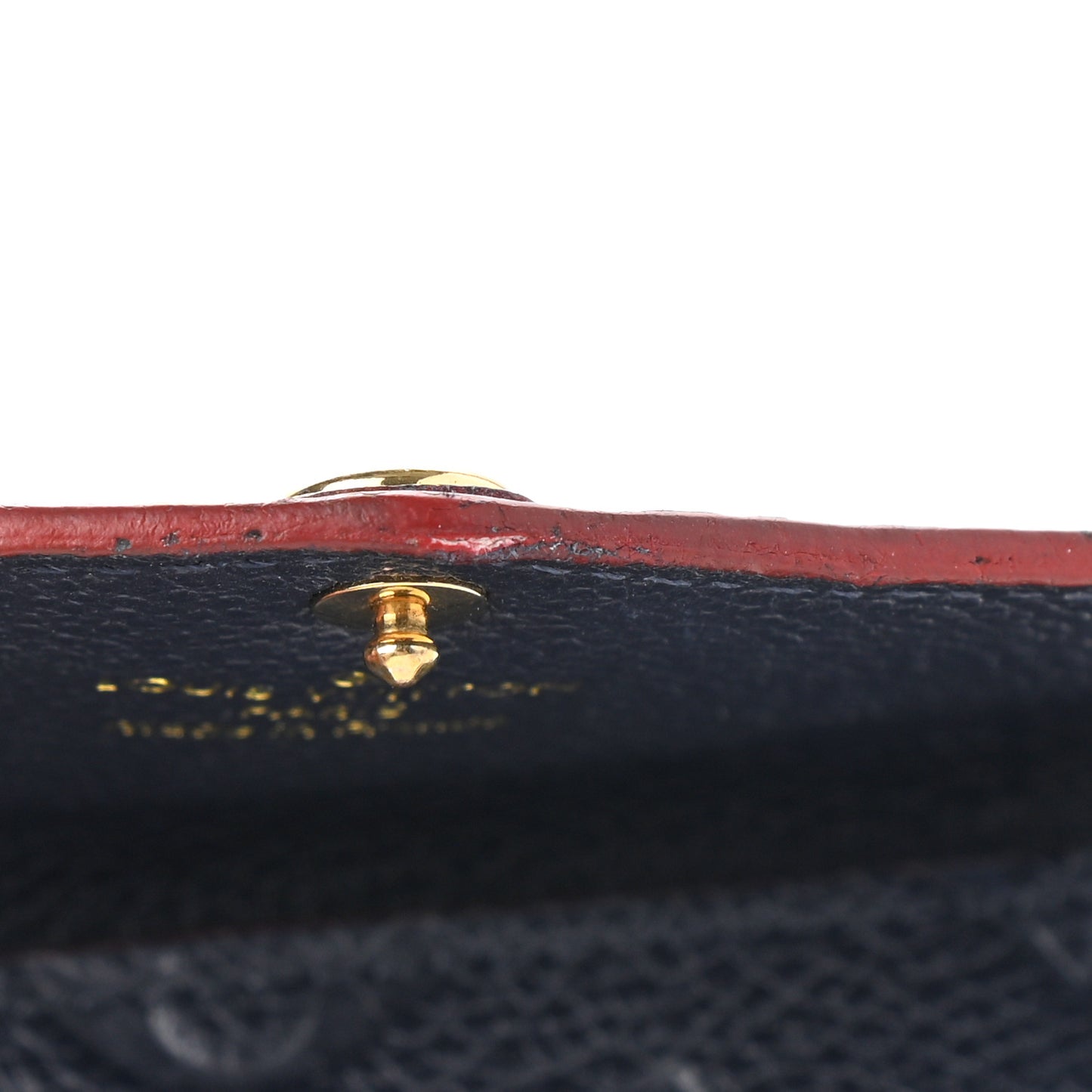 Empreinte Key Pouch Marine Rouge