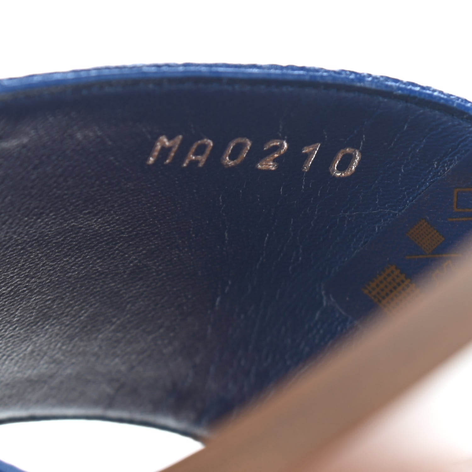 Louis Vuitton Monogram Escale Lock It Flat Mule 36 Blue 8 of 8