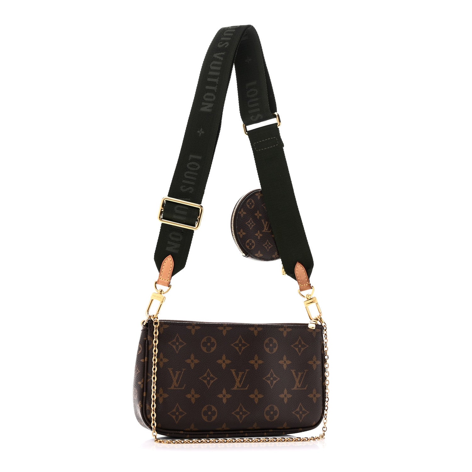 Louis Vuitton Monogram Multi Pochette Accessories Kaki 3 of 11