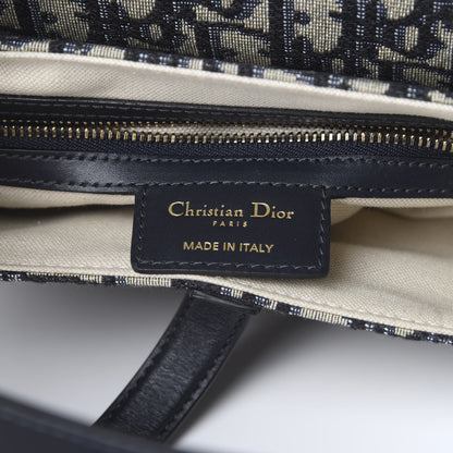 Christian Dior Oblique Saddle Bag Blue 5 of 9