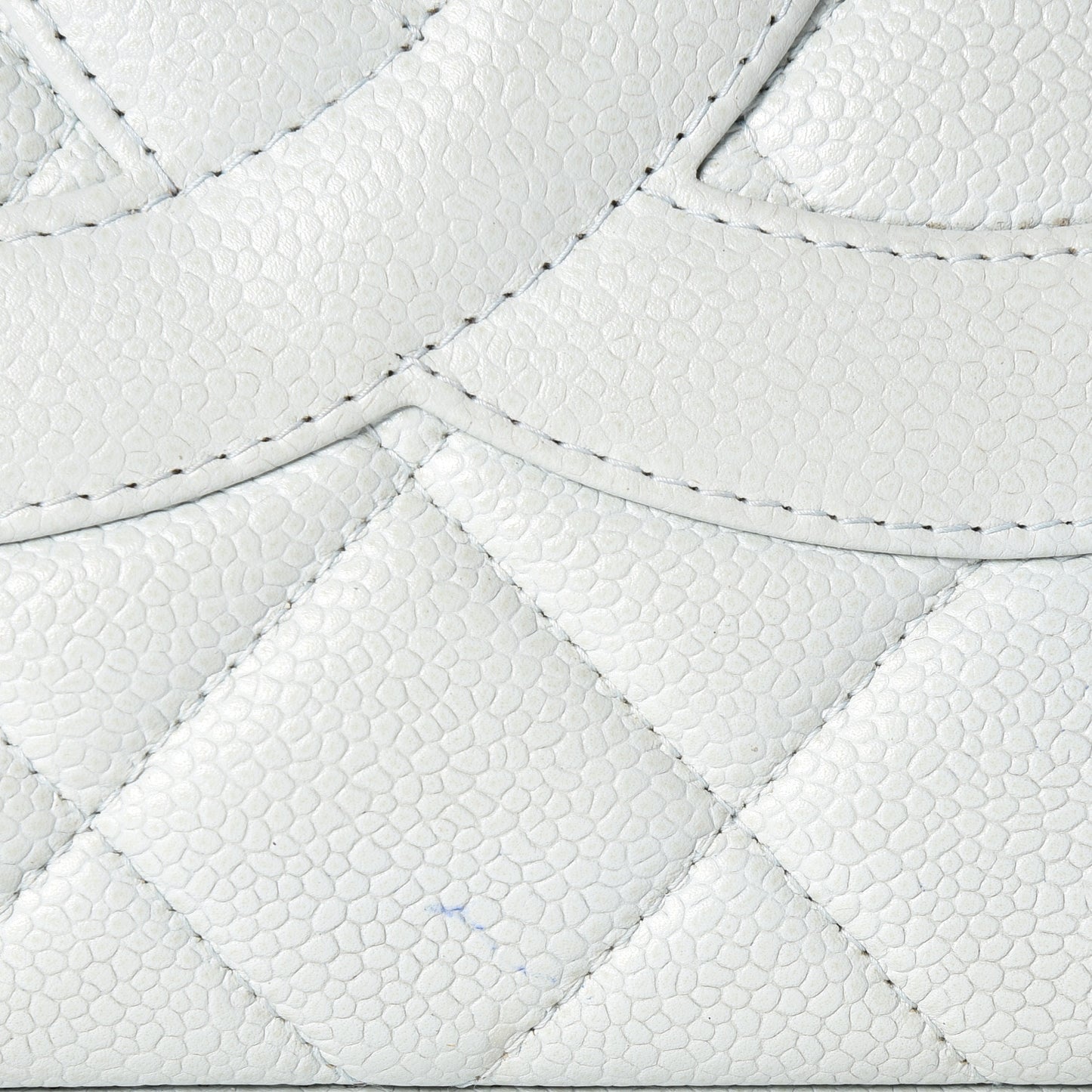 Caviar Quilted Medallion Tote Light Blue