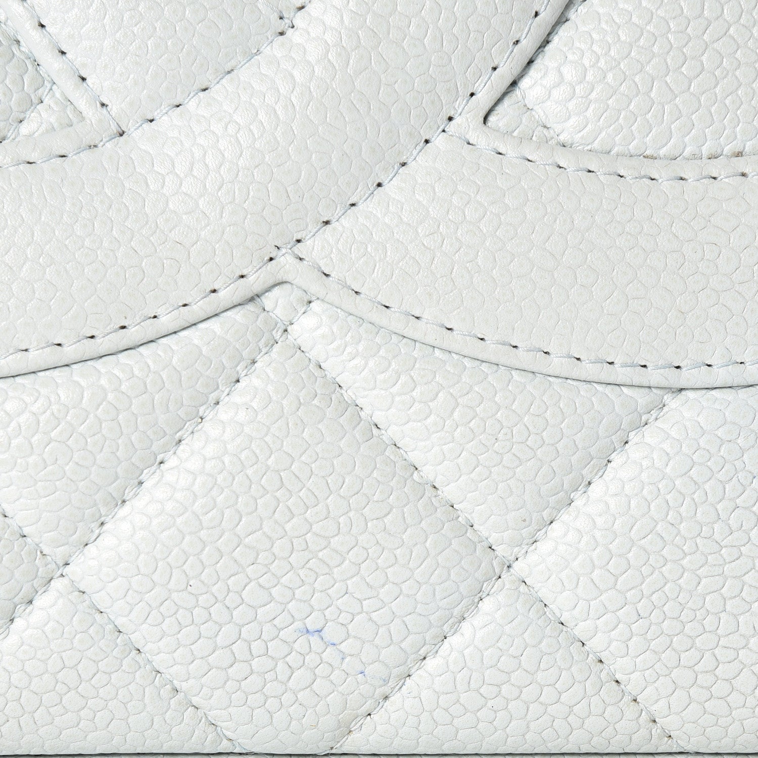 Chanel Caviar Quilted Medallion Tote Light Blue 11 of 14