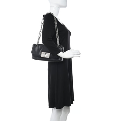 Chanel Grained Calfskin Mademoiselle Lock Bijoux Chain Flap Black 2 of 13