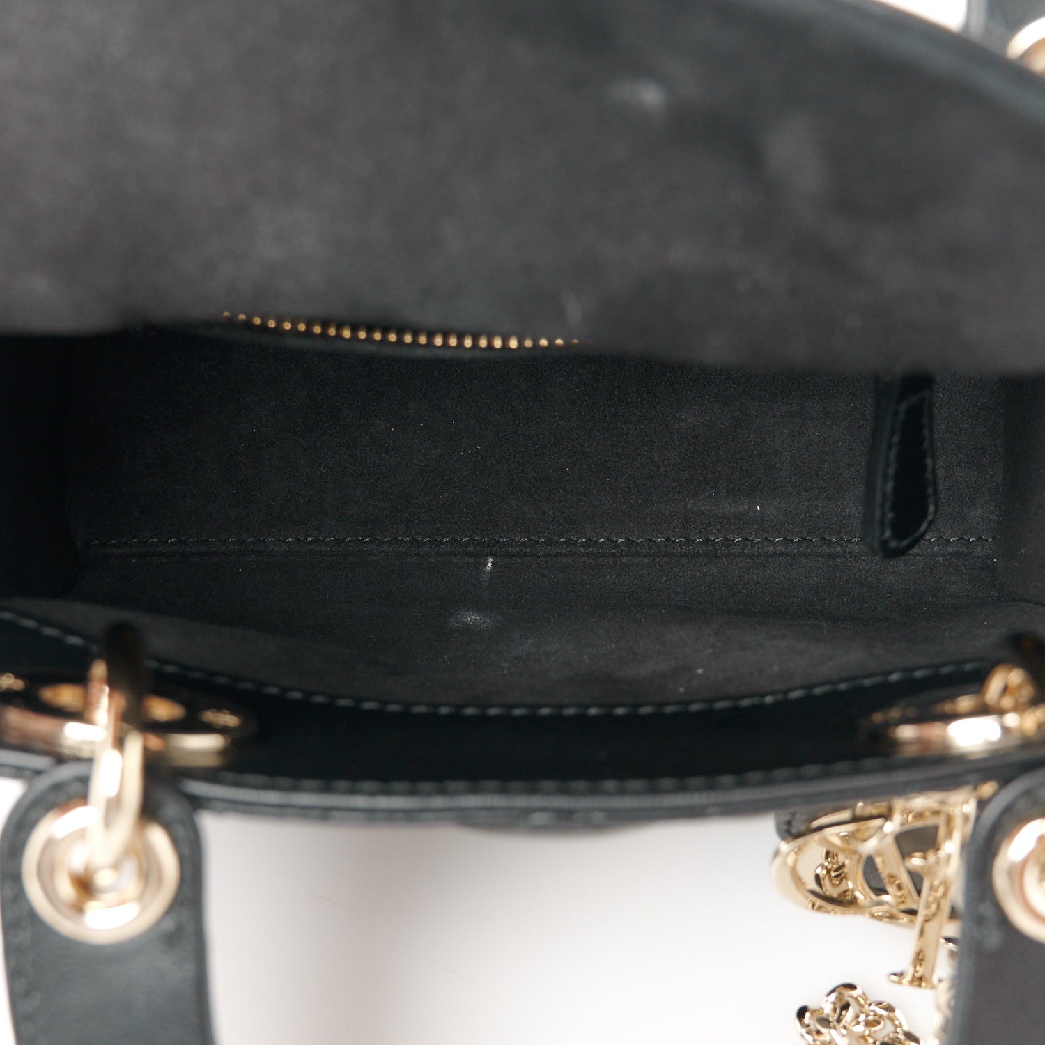 Christian Dior Lambskin Cannage Mini Lady Dior Black 5 of 10