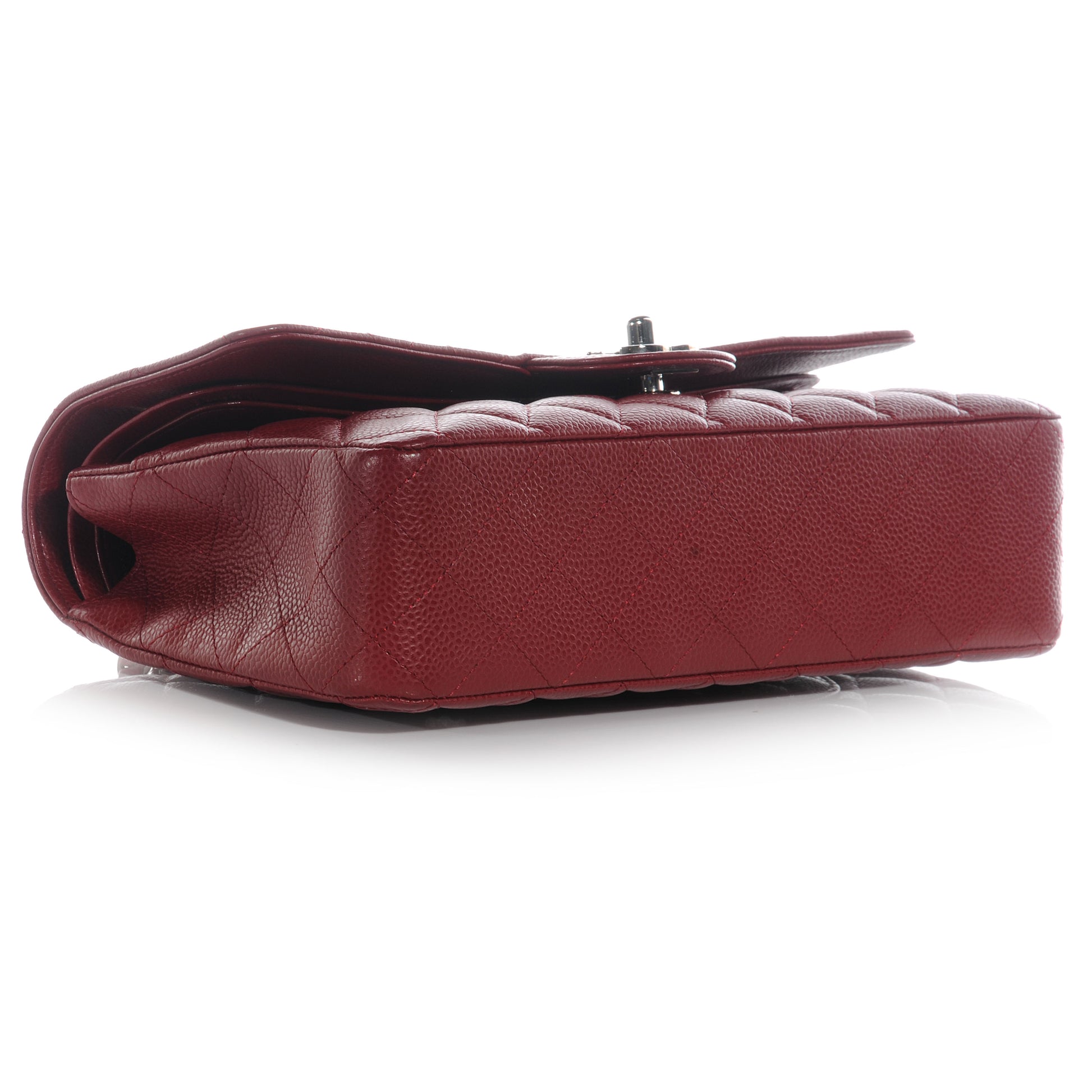 Chanel Caviar Quilted Medium Double Flap Red 4 of 8