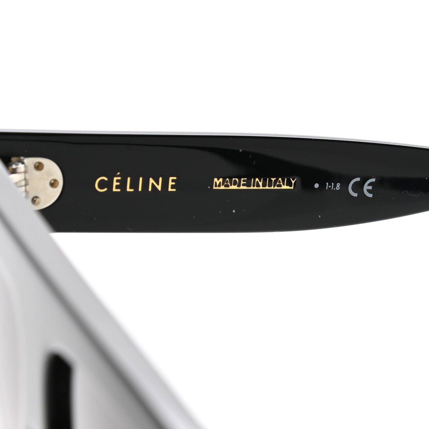 Acetate Aviator Sunglasses CL 40001F Black Havana