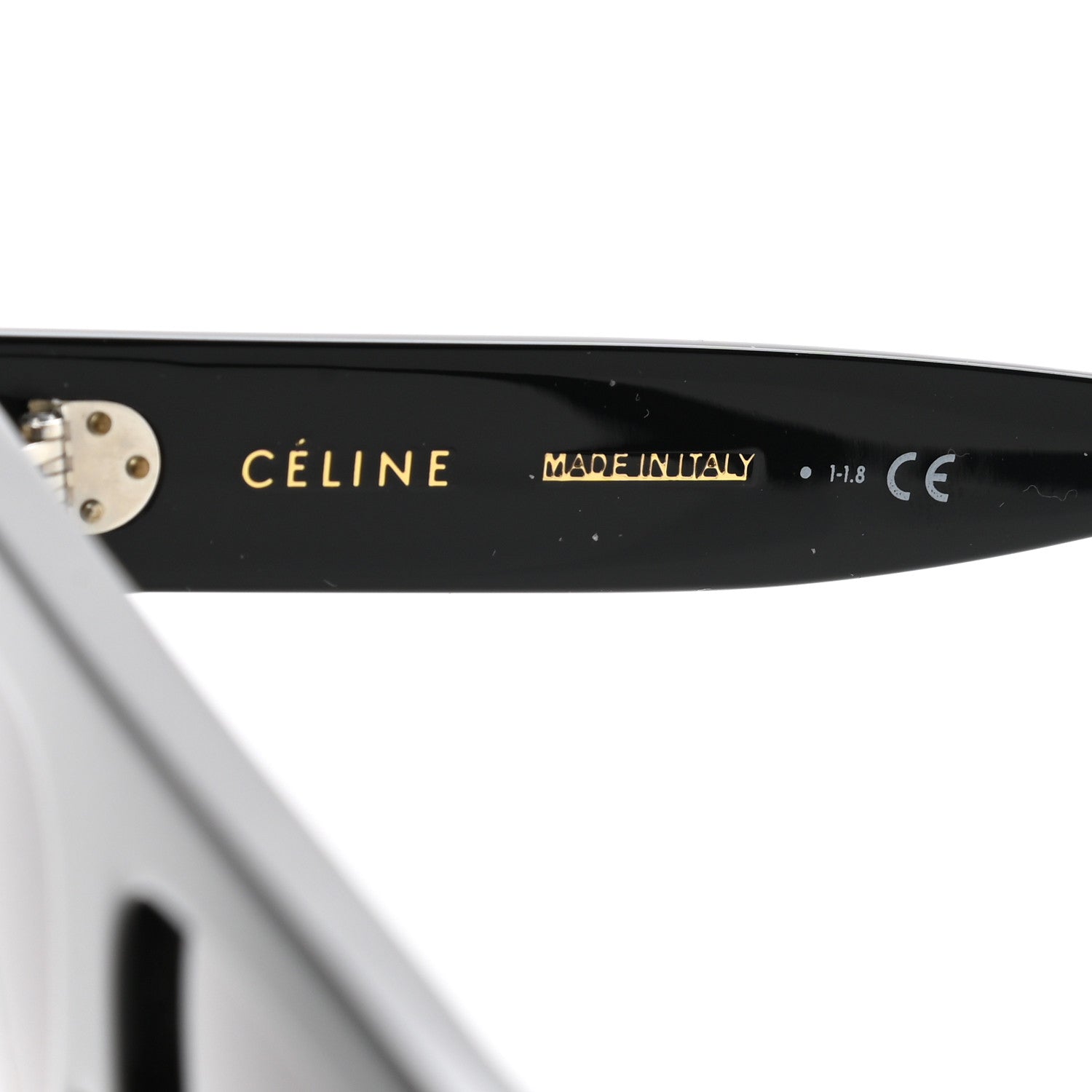 Celine Acetate Aviator Sunglasses CL 40001F Black Havana 6 of 6