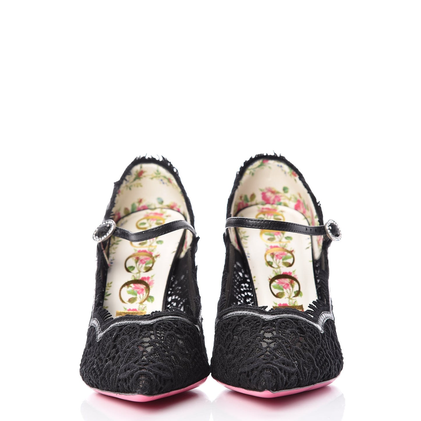 Lace Pizzo Venice Pumps 37.5 Black