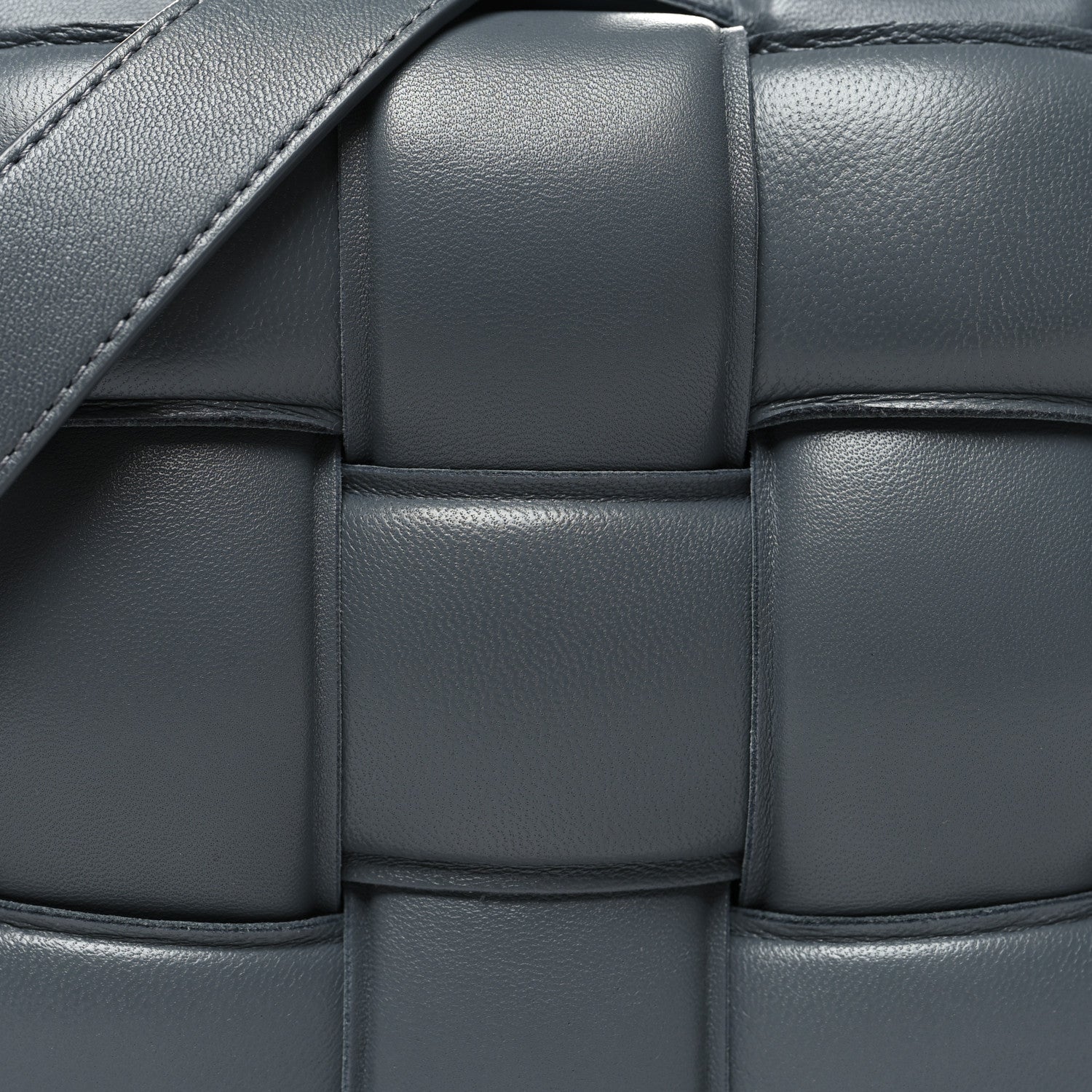 Bottega Veneta Nappa Maxi Intreccio Padded Cassette Crossbody Bag Thunder 7 of 9