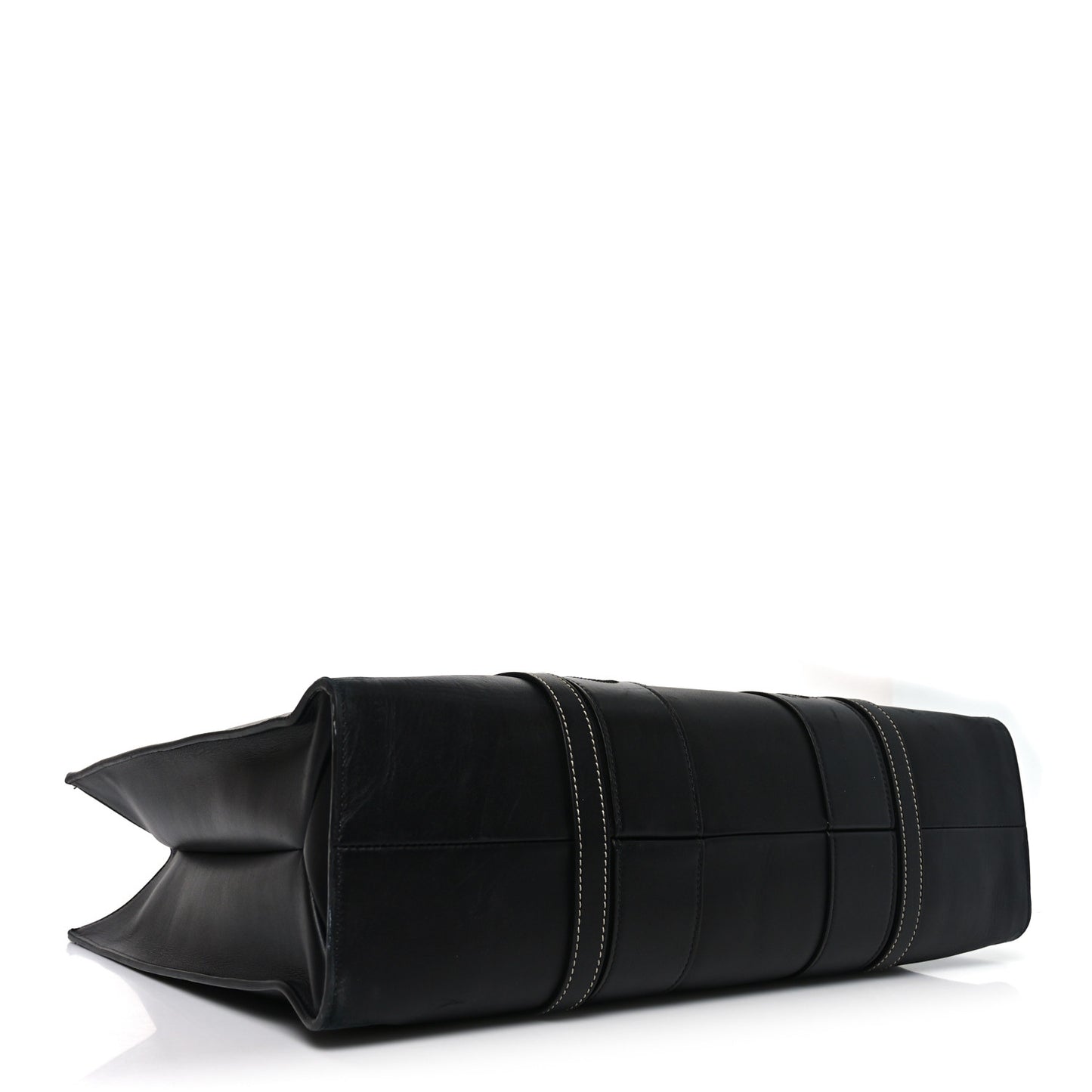 Calfskin Large Woody Tote Black