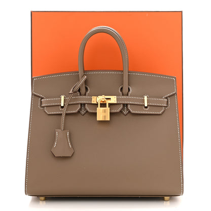 Hermes Epsom Birkin Sellier 25 Etoupe 11 of 11