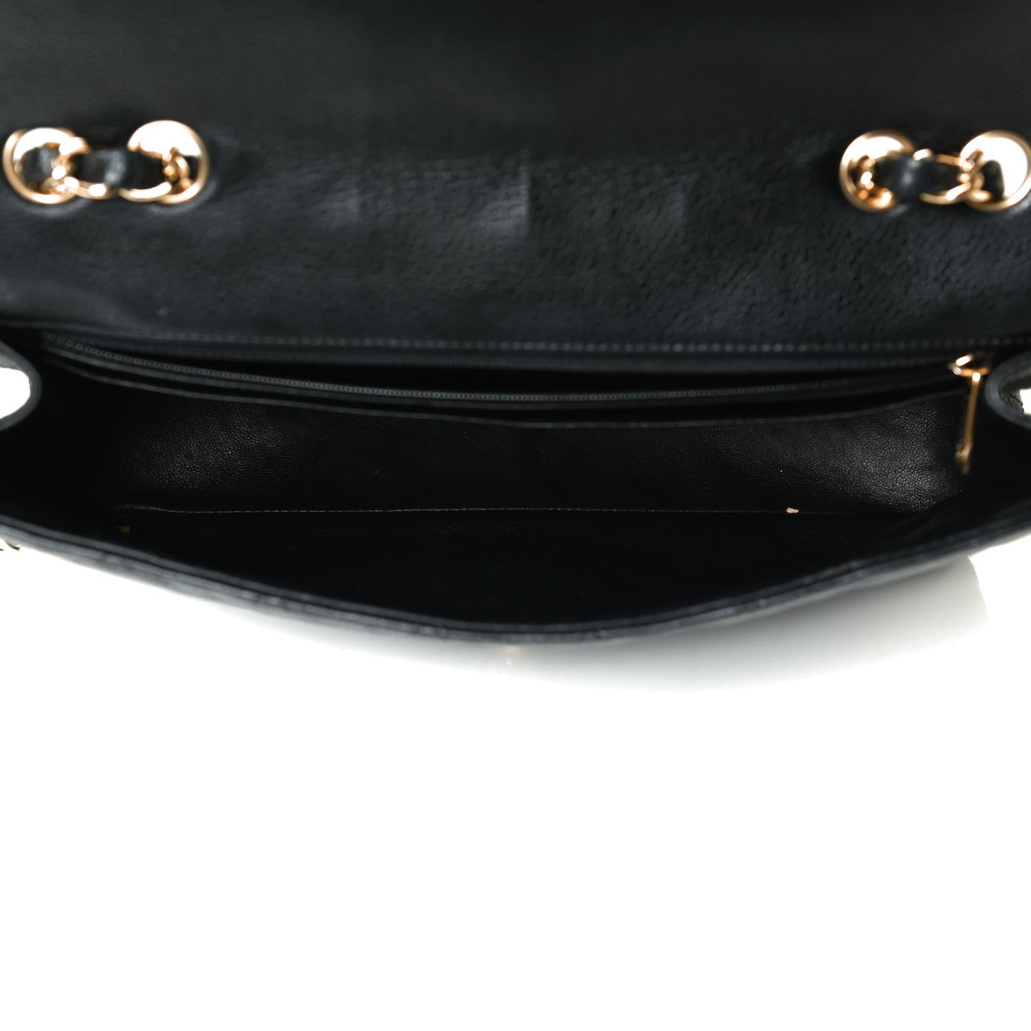 Chanel Caviar Quilted Jumbo Single Flap Black 5 of 12