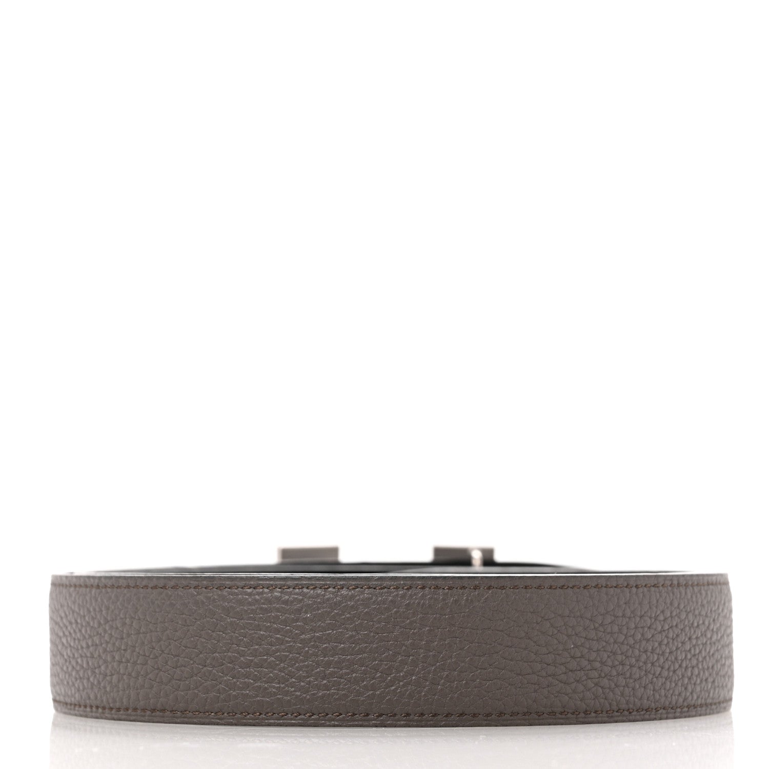 Hermes Box Togo 32mm H Belt 85 34 Black Etain 2 of 6