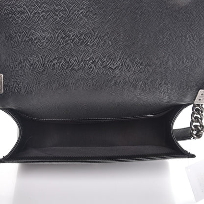 Chanel Caviar Quilted Medium Boy Flap Black 5 of 8