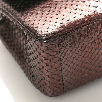 Chanel Metallic Ombre Snakeskin Mini Rectangular Pink 8 of 9