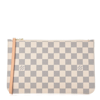 Louis Vuitton Damier Azur Neverfull MM GM Pochette 1 of 7