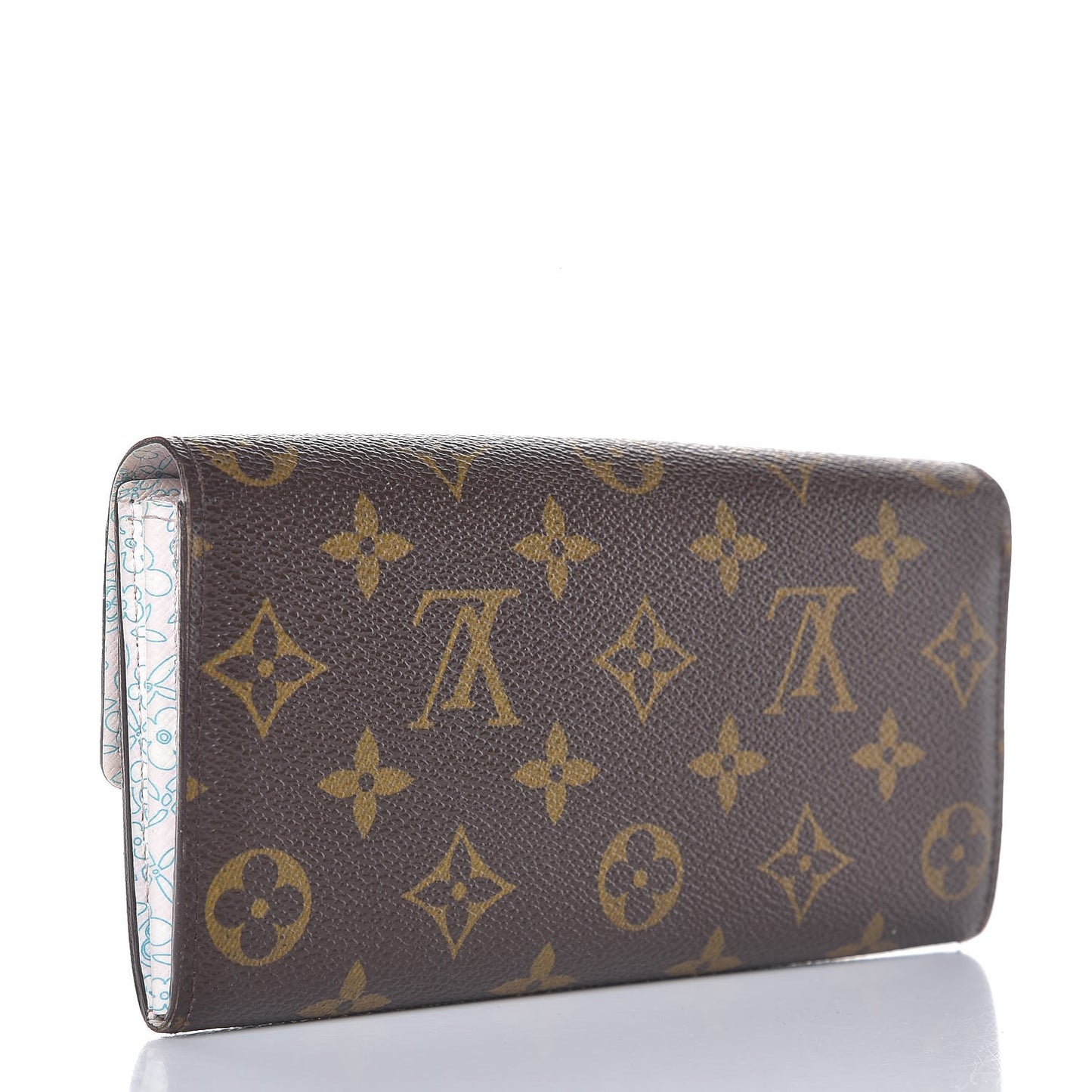 Monogram Fleuri Sarah Wallet Rose
