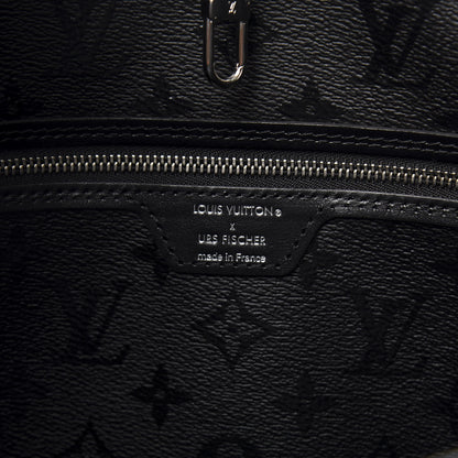Louis Vuitton X UF Tufted Monogram Neverfull MM Black White 6 of 11
