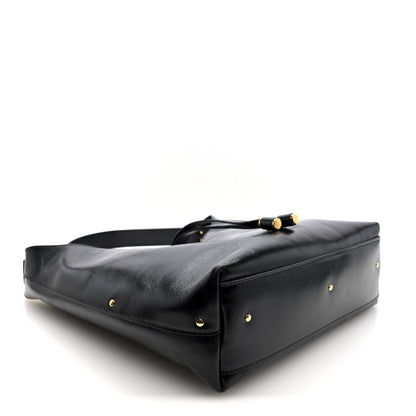 Chloe Shiny Calfskin Small Marcie Hobo Bag Black 4 of 9