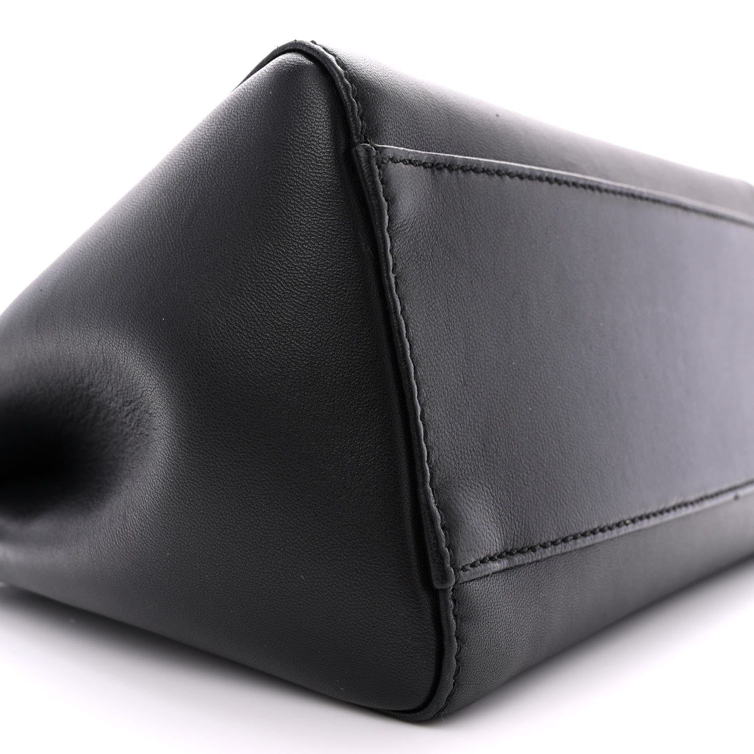 Fendi Nappa Mini Peekaboo Iconic Satchel Black 9 of 10