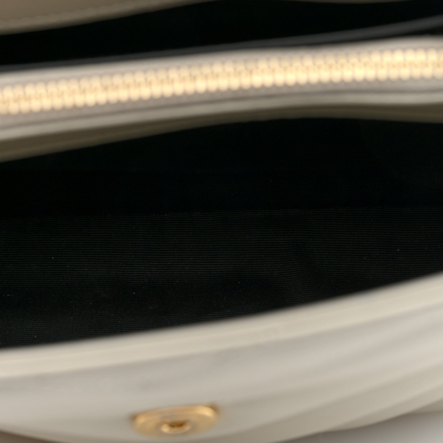 Saint Laurent Calfskin Y Quilted Monogram Small Loulou Chain Satchel Crema Soft 5 of 9