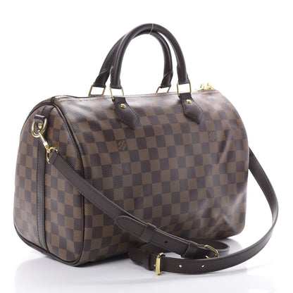 Louis Vuitton Damier Ebene Speedy Bandouliere 30 3 of 12