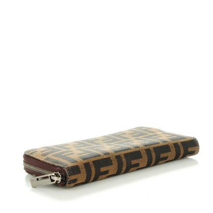 Fendi Zucca Zip Around Wallet Tobacco 4 of 7