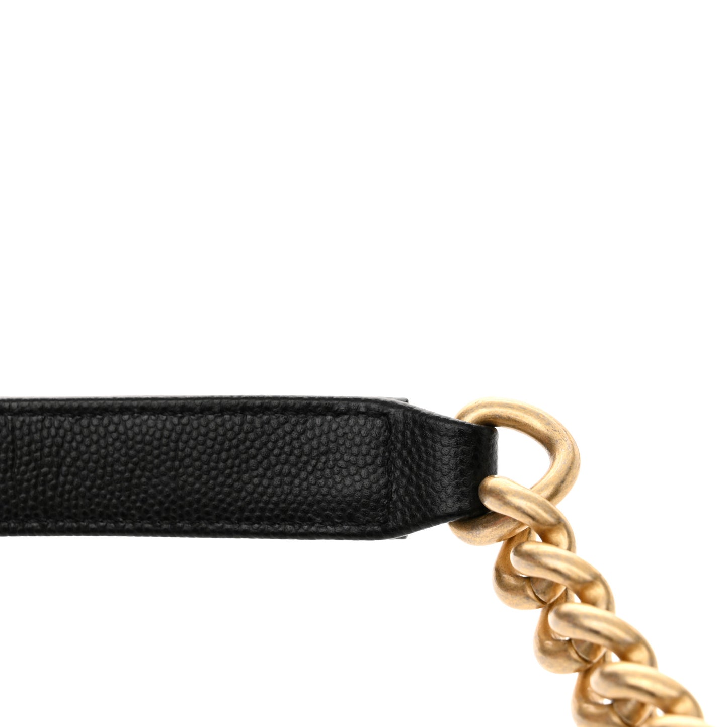 Caviar Quilted Medium Boy Flap Black