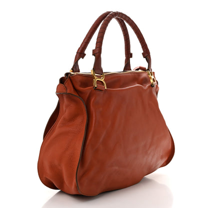 Chloe Calfskin Large Marcie Satchel Maple Leaf 3 of 11