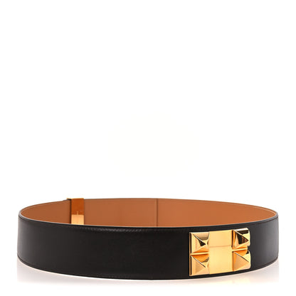Hermes Box 50mm Collier De Chien CDC Belt 95/38 Chocolate 2 of 6