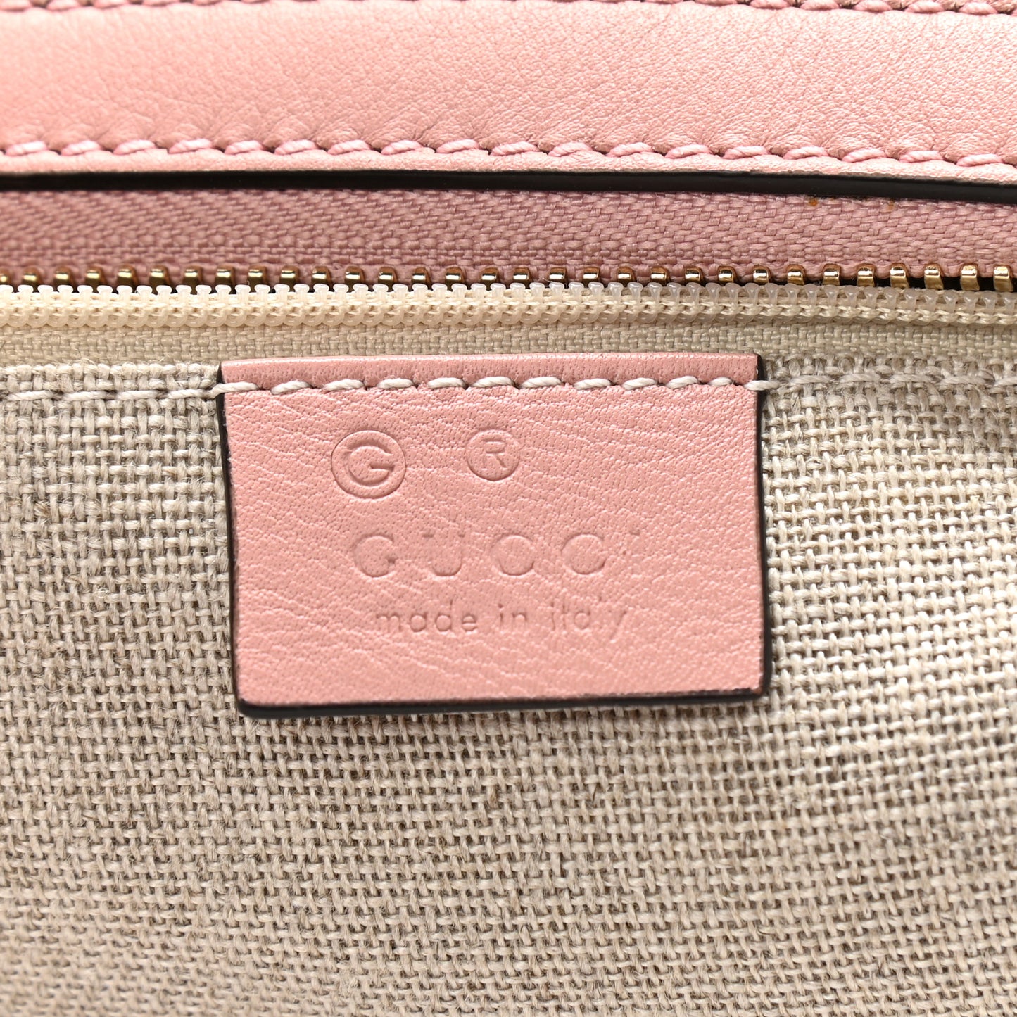 Soft Microguccissima Large Dome Satchel Soft Pink
