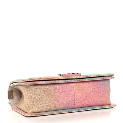 Chanel Caviar Quilted Medium Cuba Rainbow Boy Flap Pink Multicolor 4 of 10