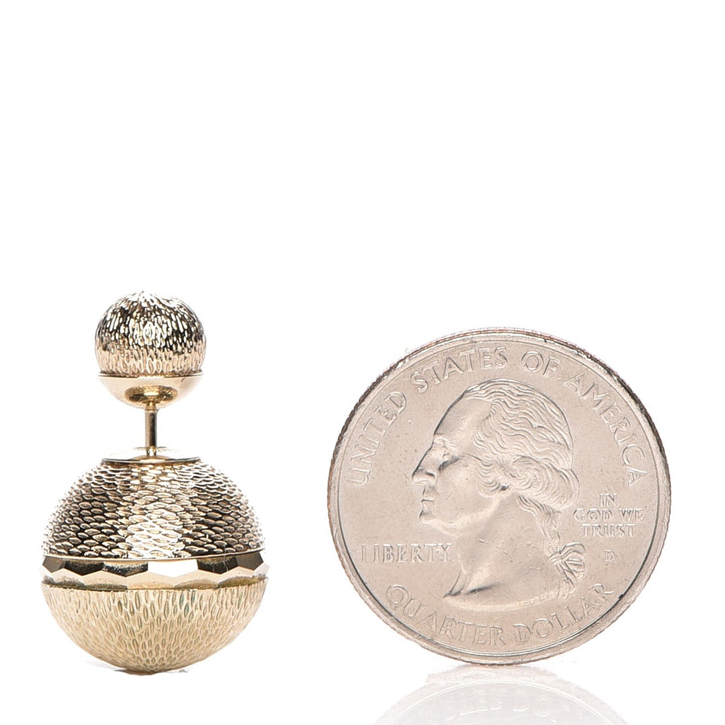 Mise En Dior Tribal Earrings Gold